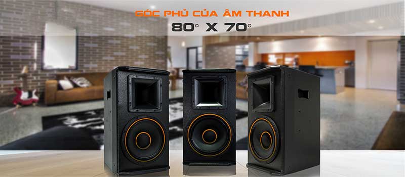 Góc phủ âm thanh của Loa full CAVS P10 PRO