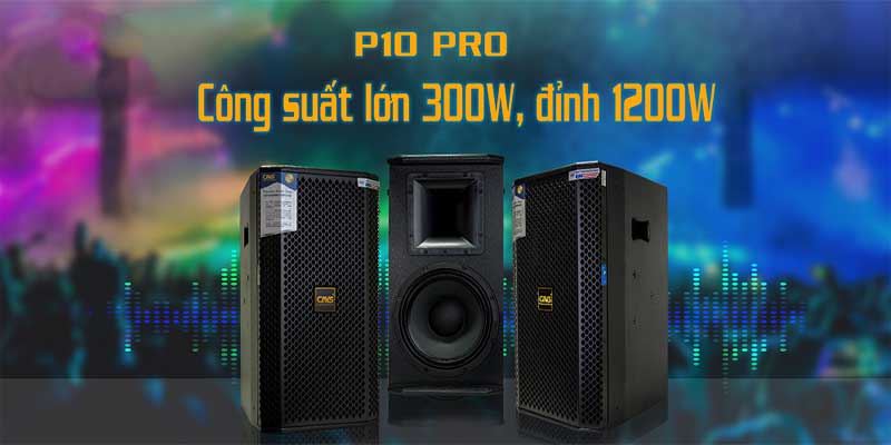 Công suất của Loa full CAVS P10 PRO