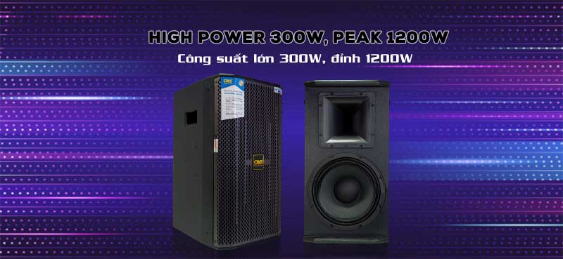 Công suất của Loa full CAVS XB10