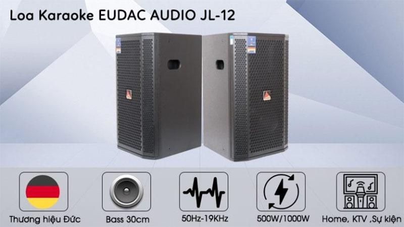 Loa full Eudac JL-12 - Hàng chính hãng