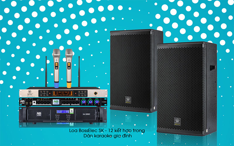 Loa fullranger VinaKTV Bosselec SK–12 - Hàng chính hãng