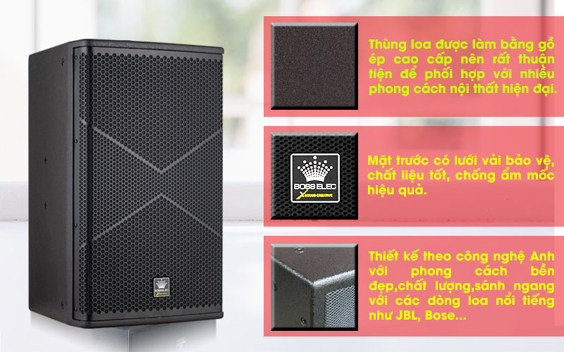 Loa fullranger VinaKTV Bosselec SX-912