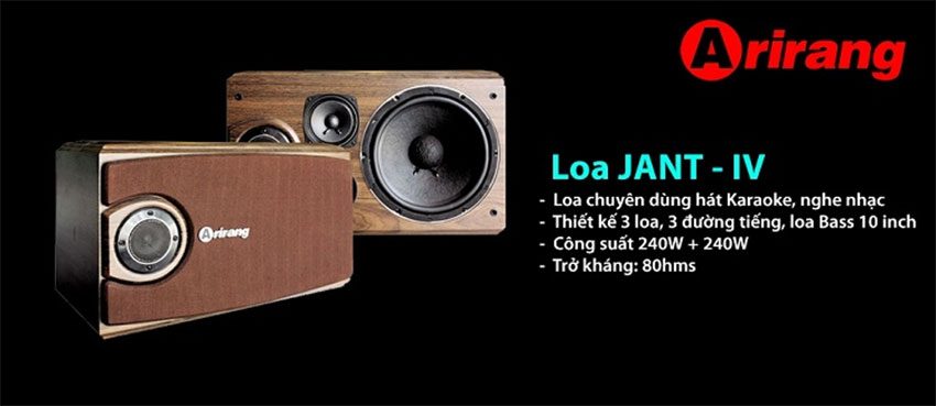 Loa karaoke Arirang Jant 4 - Hàng chính hãng