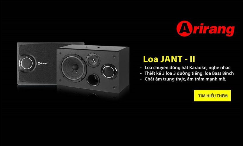 Chi tiết của loa karaoke Arirang Jant II
