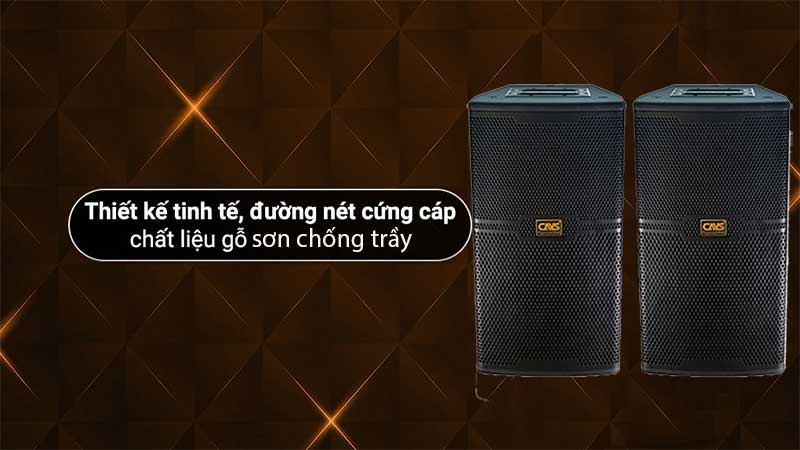 Thiết kế và chất liệu của Loa karaoke CAVS CS-301E