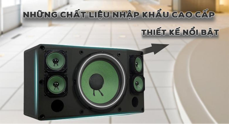 Chất liệu của Loa karaoke Paramax SC-2500