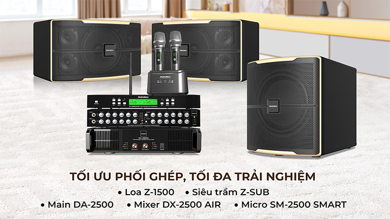 Loa karaoke Paramax Z-1500 - Hàng chính hãng