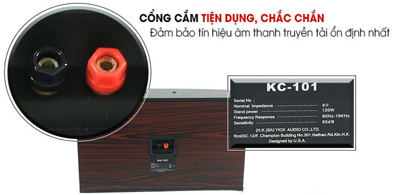 Loa karaoke VinaKTV Bosselec KC-101 - Hàng chính hãng