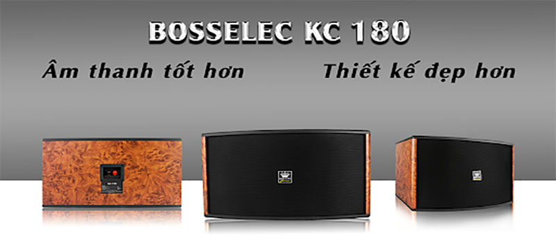 Loa karaoke VinaKTV Bosselec KC-180 - Hàng chính hãng