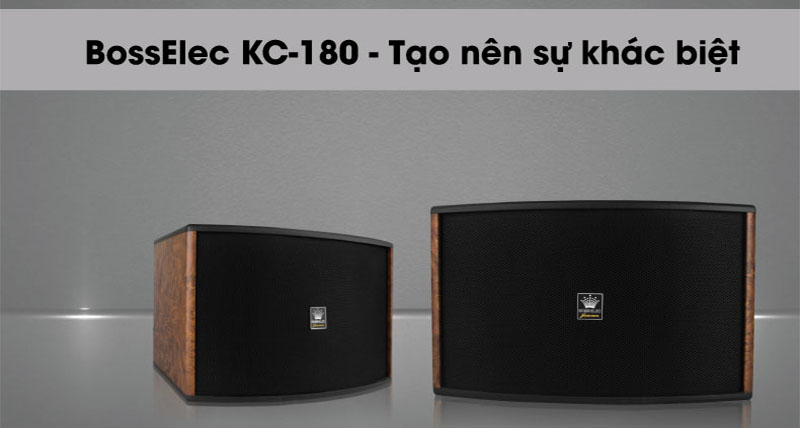 Loa karaoke VinaKTV Bosselec KC-180 - Hàng chính hãng