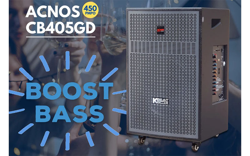 Loa karaoke di động Acnos CB405GD - Hàng chính hãng
