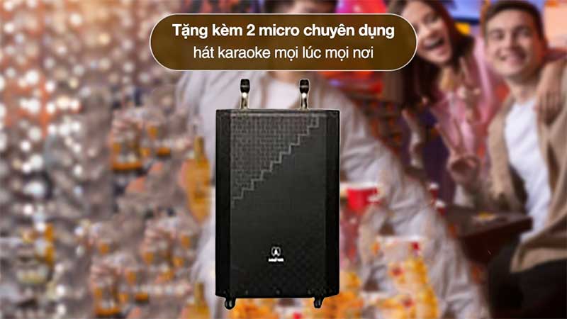 Loa karaoke di động Asanzo AK50 - Hàng chính hãng
