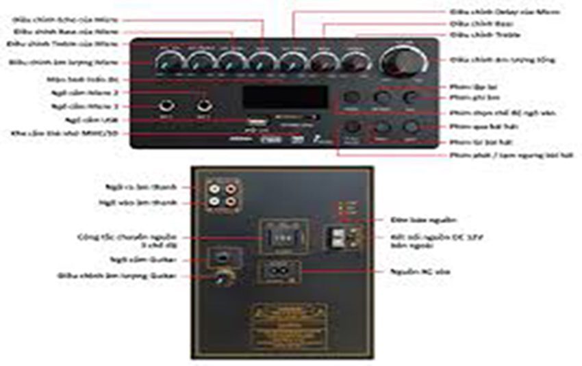 Loa karaoke di động Asanzo ASK-5000A - Hàng chính hãng