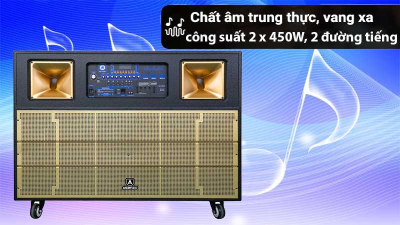 Loa karaoke di động Asanzo AT40 - Hàng chính hãng
