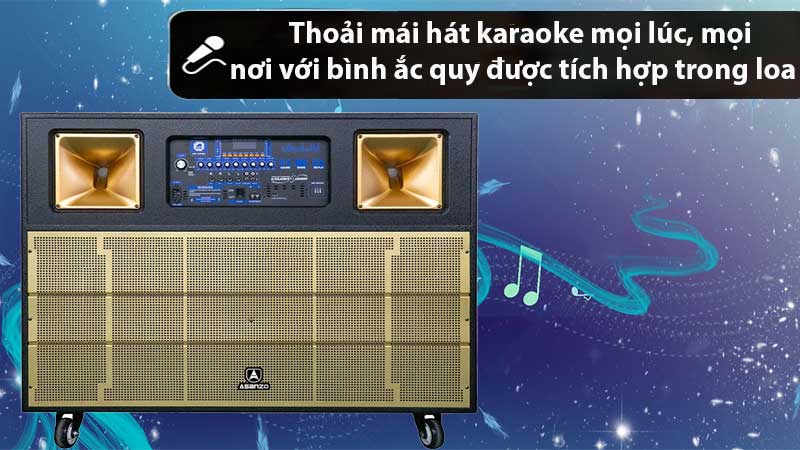 Loa karaoke di động Asanzo AT40 - Hàng chính hãng
