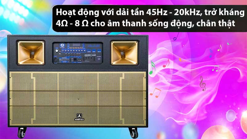 Loa karaoke di động Asanzo AT40 - Hàng chính hãng