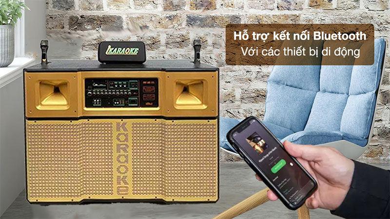 Loa karaoke di động Ladomax K-D3600A(DSP) - Hàng chính hãng