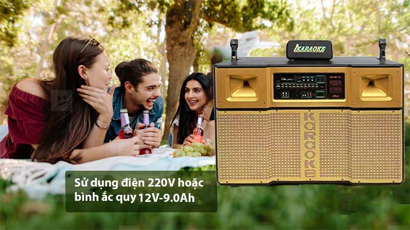 Loa karaoke di động Ladomax K-D3600A(DSP) - Hàng chính hãng