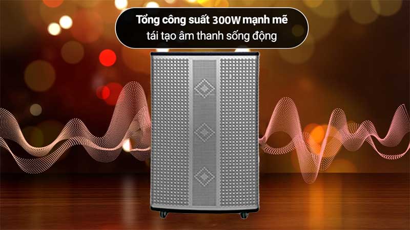 Loa karaoke di động Ladomax K-TP415(DSP) - Hàng chính hãng