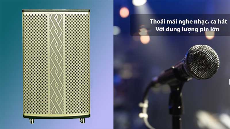 Loa karaoke di động Ladomax K-TP416(DSP) - Hàng chính hãng