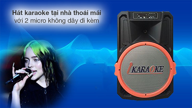 Micro không dây của Loa karaoke di động Ladomax V-A1501