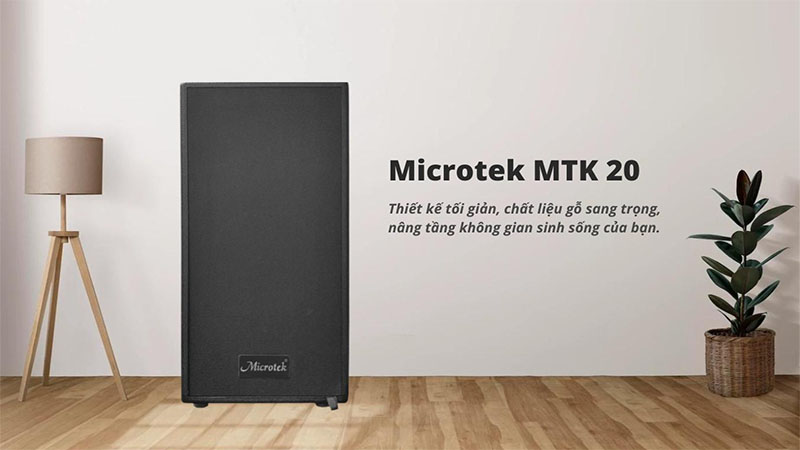 Loa karaoke di động Microtek MTK 20 - Hàng chính hãng