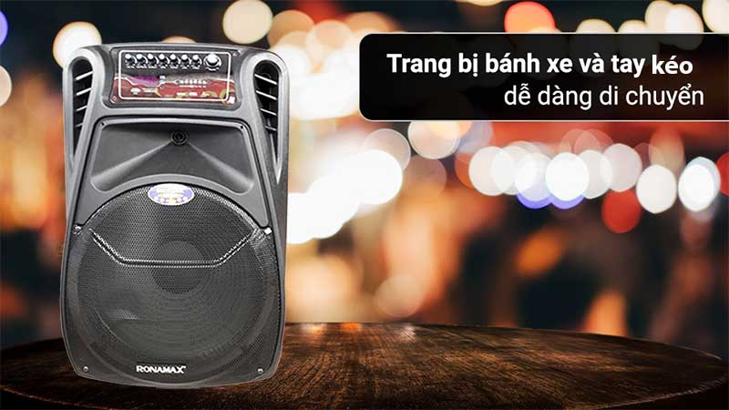 Loa karaoke di động Ronamax A15 - Hàng chính hãng