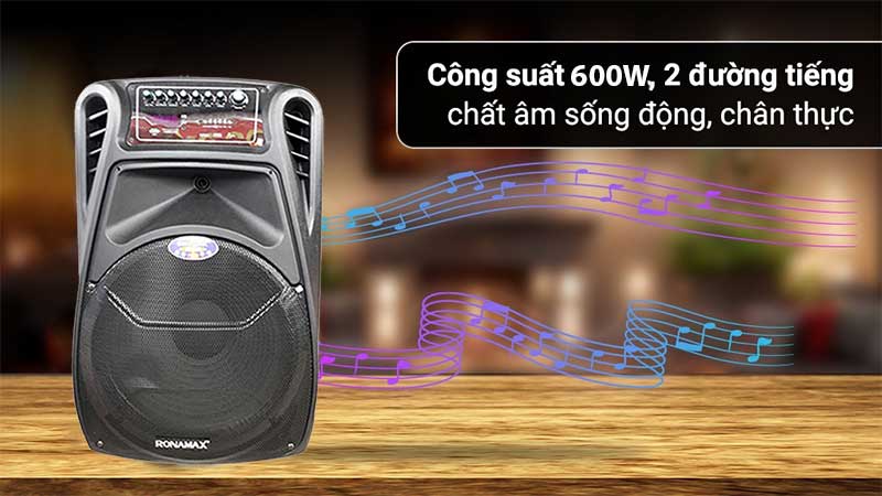 Loa karaoke di động Ronamax A15 - Hàng chính hãng
