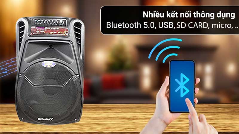 Loa karaoke di động Ronamax A15 - Hàng chính hãng
