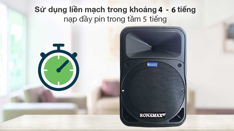 Loa karaoke di động Ronamax B15 - Hàng chính hãng