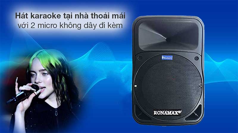 Loa karaoke di động Ronamax B15 - Hàng chính hãng