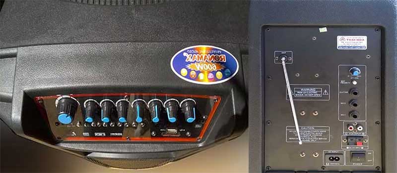 Loa karaoke di động Ronamax H15 - Hàng chính hãng