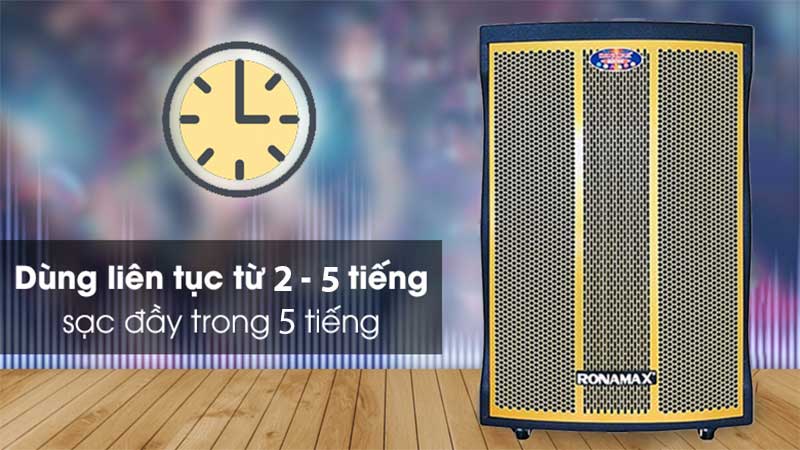 Loa karaoke di động Ronamax MF15 - Hàng chính hãng
