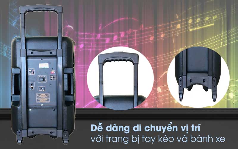 Loa karaoke di động Ronamax S15 - Hàng chính hãng