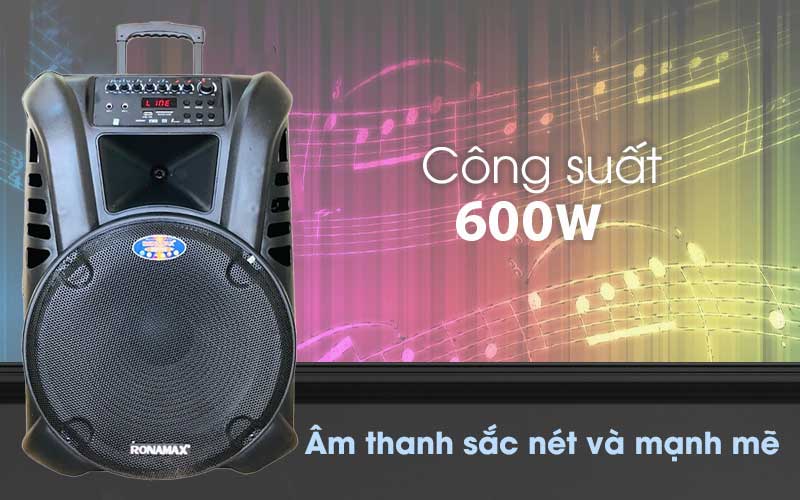 Loa karaoke di động Ronamax S15 - Hàng chính hãng