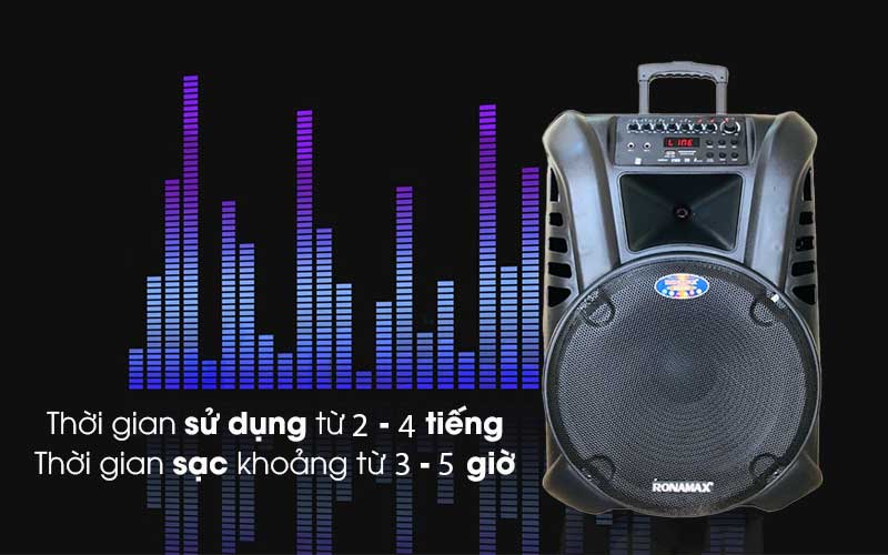Loa karaoke di động Ronamax S15 - Hàng chính hãng