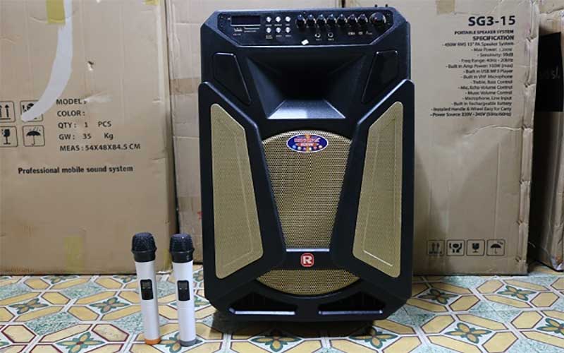 Loa karaoke di động Ronamax U15A - Hàng chính hãng