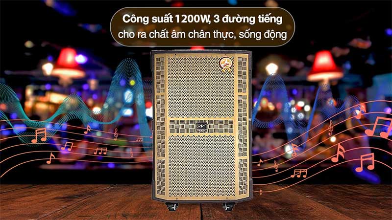 Loa karaoke di động Thunder K182 - Hàng chính hãng