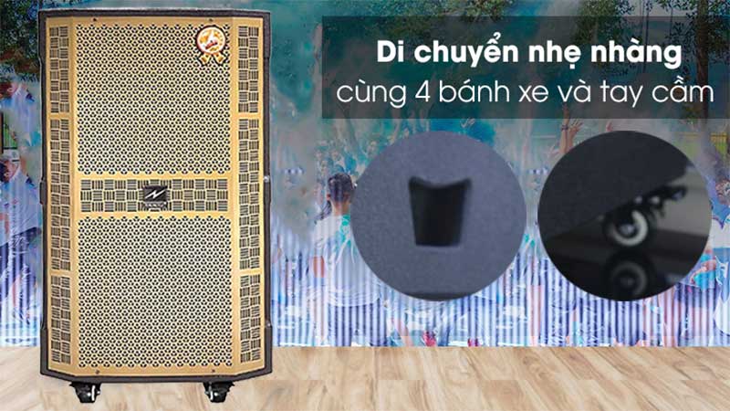 Loa karaoke di động Thunder K182 - Hàng chính hãng