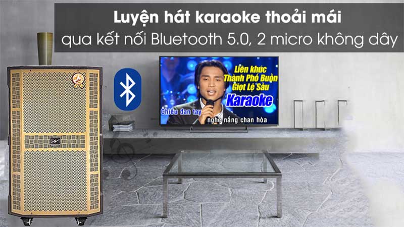 Loa karaoke di động Thunder K182 - Hàng chính hãng