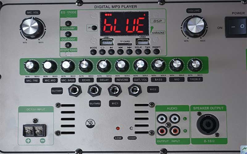 Bảng điều khiển của Loa karaoke di động Thunder K915A