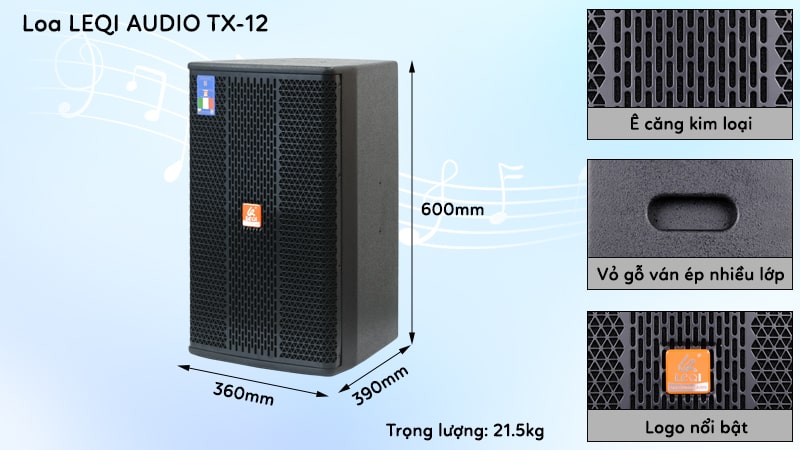 Loa karaoke Leqi TX-12 - Hàng chính hãng