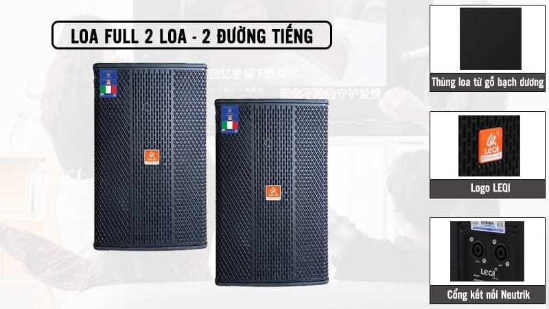 Loa karaoke Leqi TX-12 - Hàng chính hãng