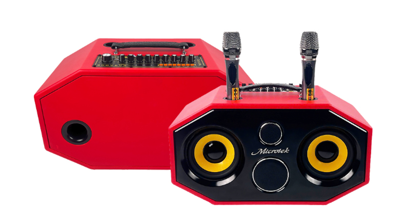 Loa karaoke di động Microtek HD-365 - Hàng chính hãng