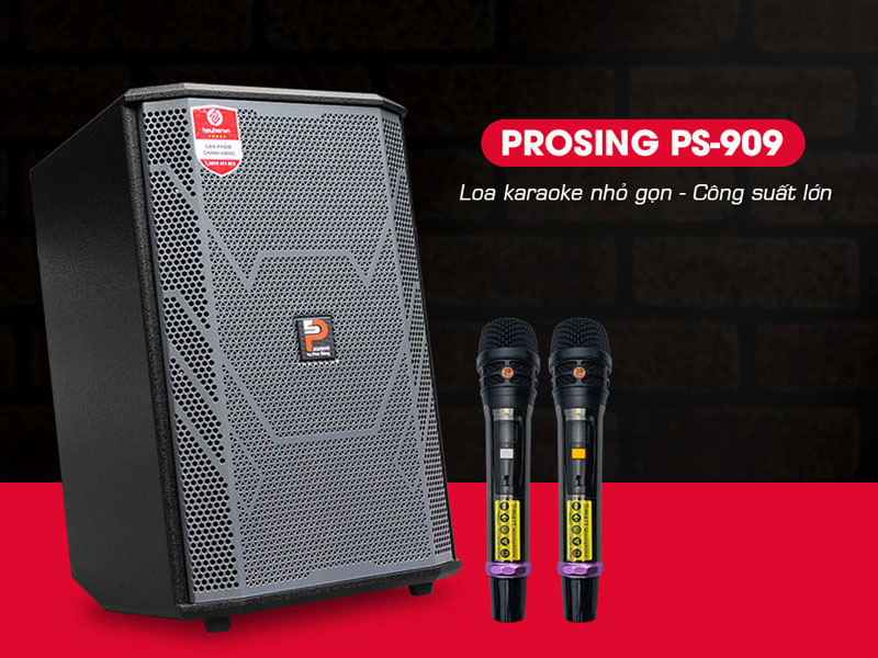 Loa karaoke di động ProSing PS-909 - Hàng chính hãng