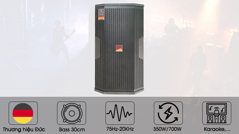 Loa karaoke di động Eudac EV-12 - Hàng chính hãng
