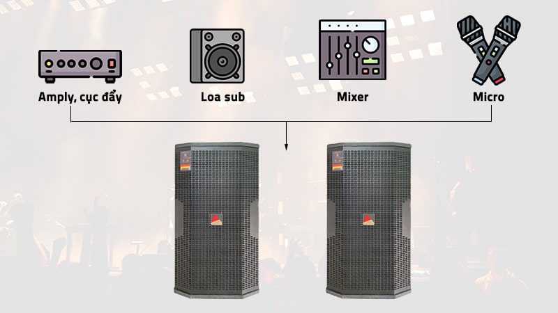 Loa karaoke di động Eudac EV-12 - Hàng chính hãng