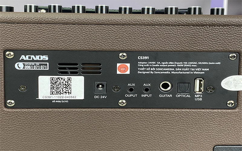 Loa karaoke xách tay Acnos CS391 - Hàng chính hãng