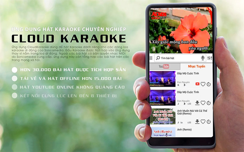 Loa karaoke xách tay Acnos CS447 - Hàng chính hãng