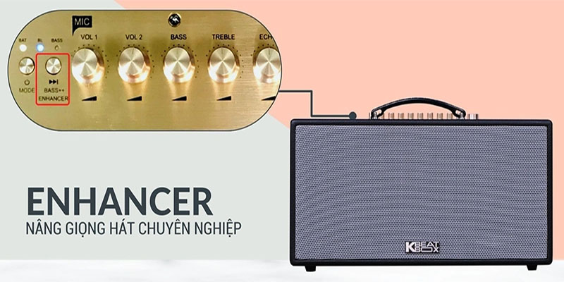 Loa karaoke xách tay Acnos CS688R - Hàng chính hãng